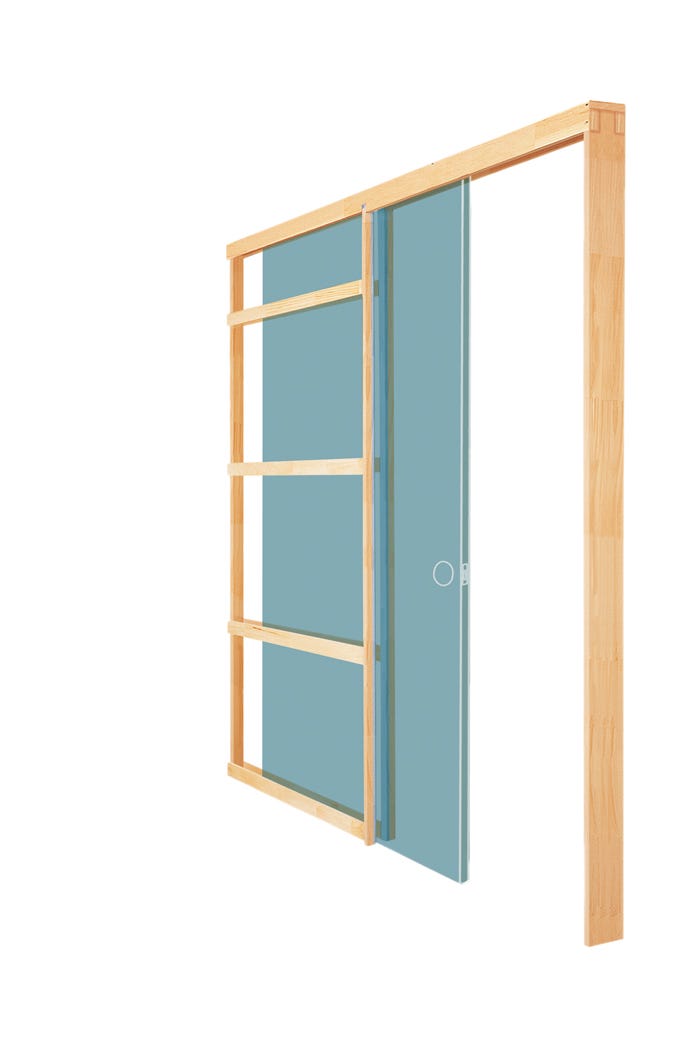 Pocket Door Frame Pre-Assembled, 26 in. x 80 in.