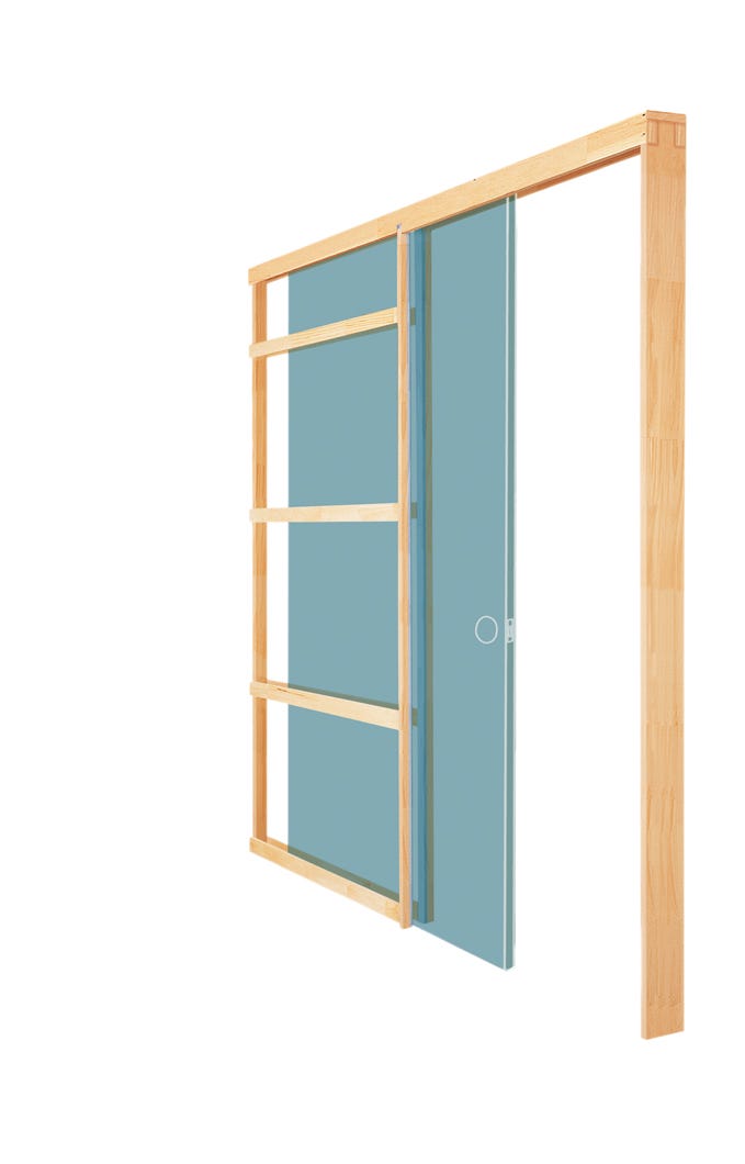 Pocket Door Frame Pre-Assembled, 28 in. x 80 in.