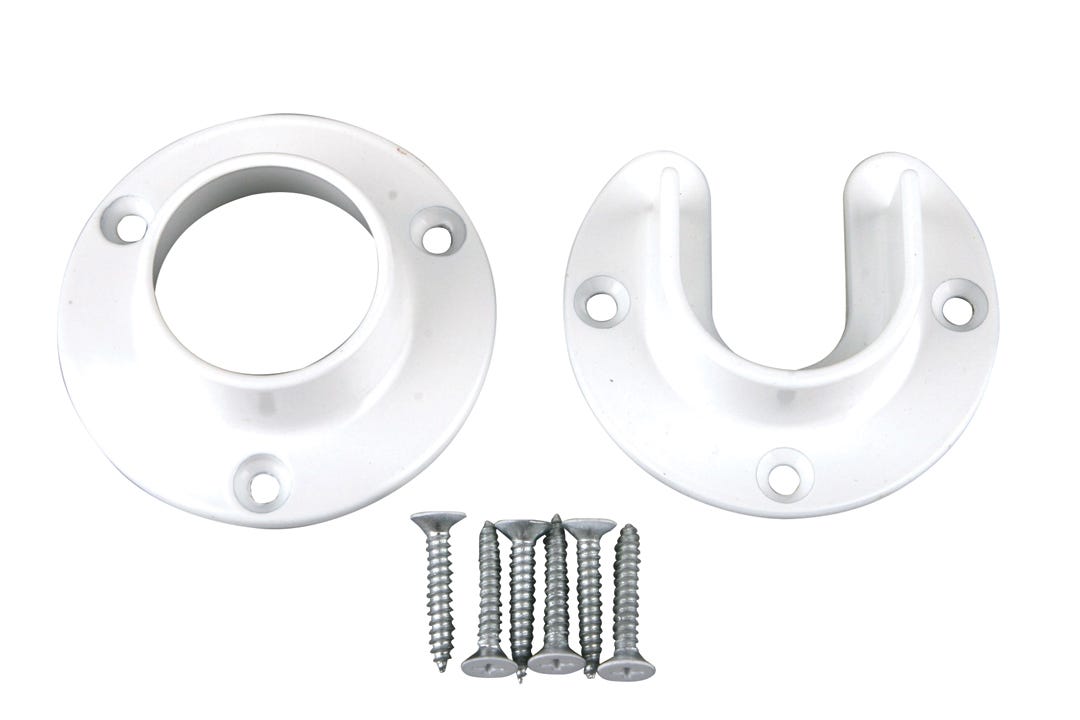 Heavy-Duty Pole Sockets, White