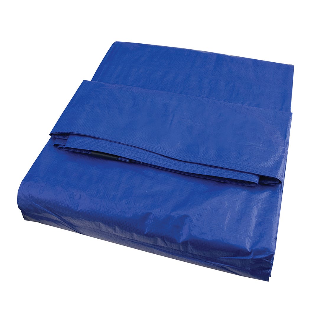 Poly Tarp, Blue, 6-ft. X 8-ft.