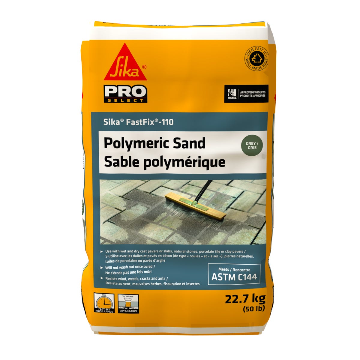 FASTFIX-110 Polymeric Sand, 22.7 kg, Grey