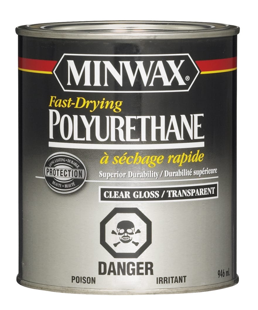 Polyurethane Varnish, Superior Durability Multi Surface, Clear Gloss, 946 ml