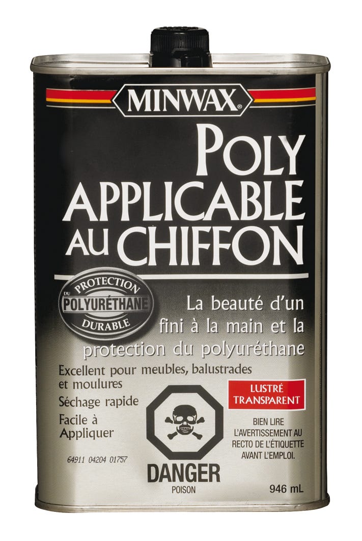 Polyurethane Wipe On Application, Oil Based, Gloss