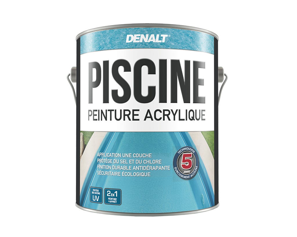 Pool Paint, Satin Pure White, Gallon