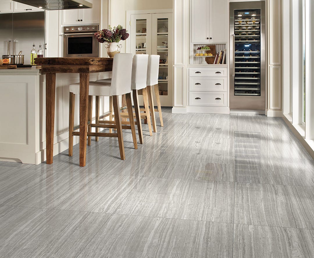 HARMONY VENATO Porcelain Tile, 12 in. x 24 in., Grey