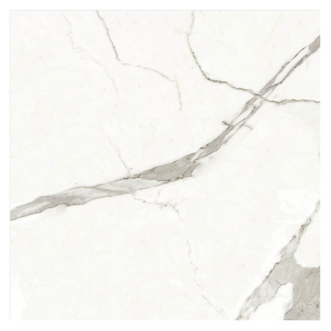 GLAMOUR Porcelain Tile, 23.6 in. x 23.6 in., Polish Calatta