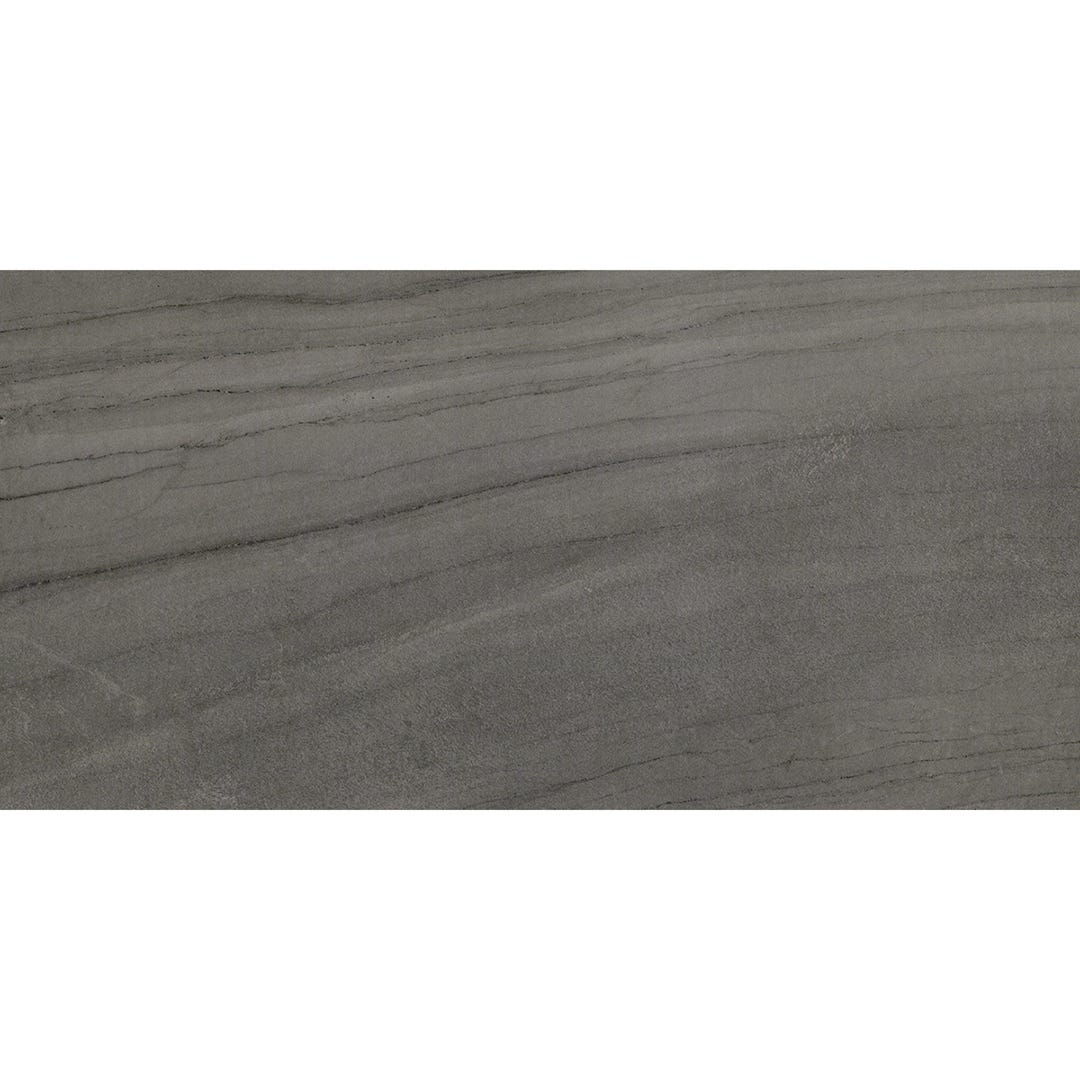 ANTRACITE Porcelain tile, 12 in. x 24 in., gray