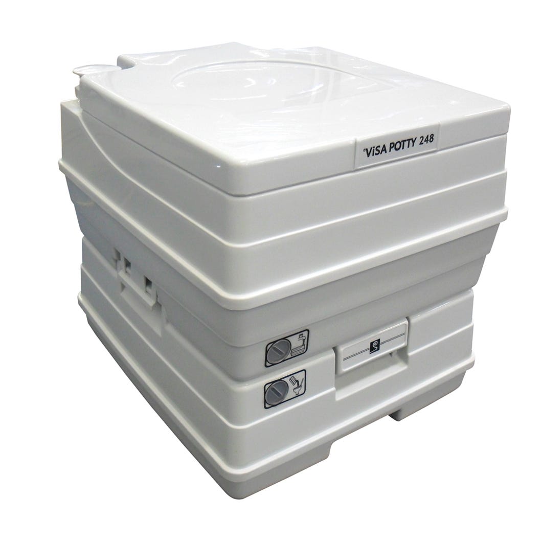 Visa Potty Portable Toilet, 18 L