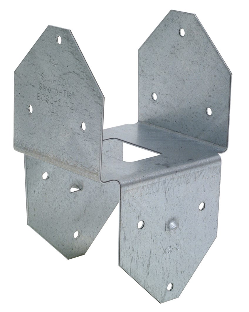 Post cap / base 3 1/8 in x 3 9/16 in x 5 7/8 in
