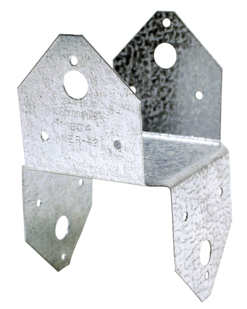 Post cap / base 4 in x 4 in 18 ga