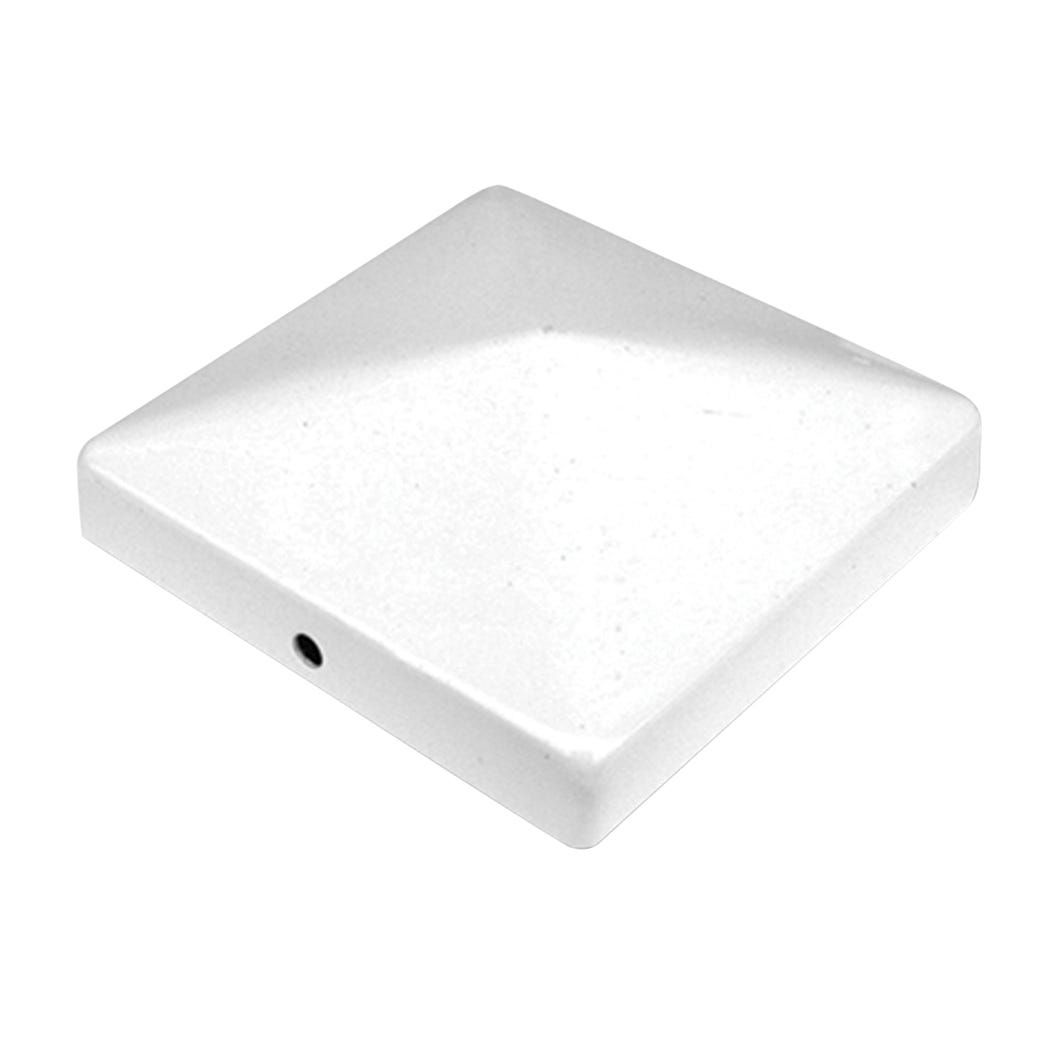 Post cap for deck in steel