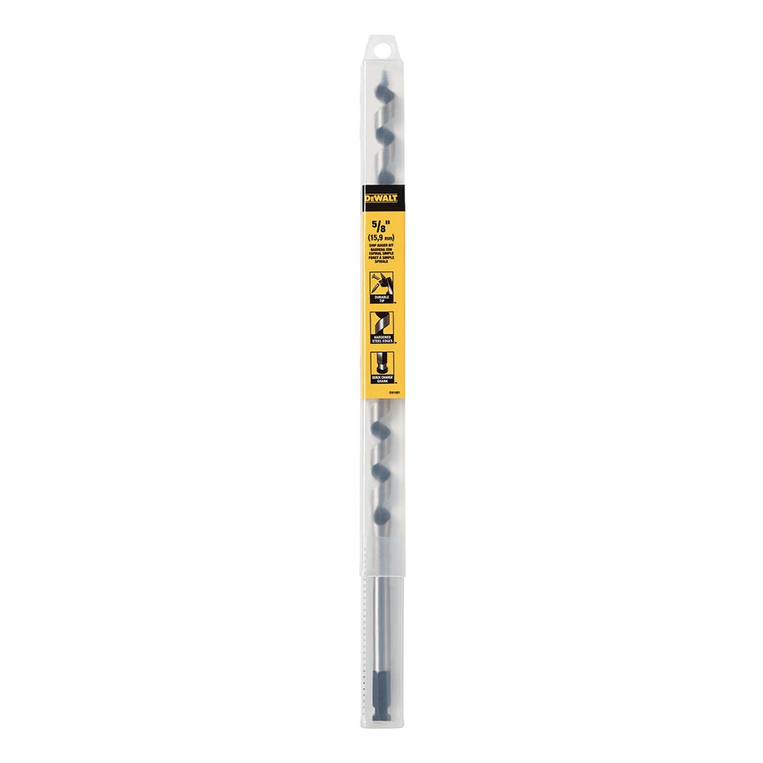 Power auger bit for wood, 5/8 in. X 17 in.