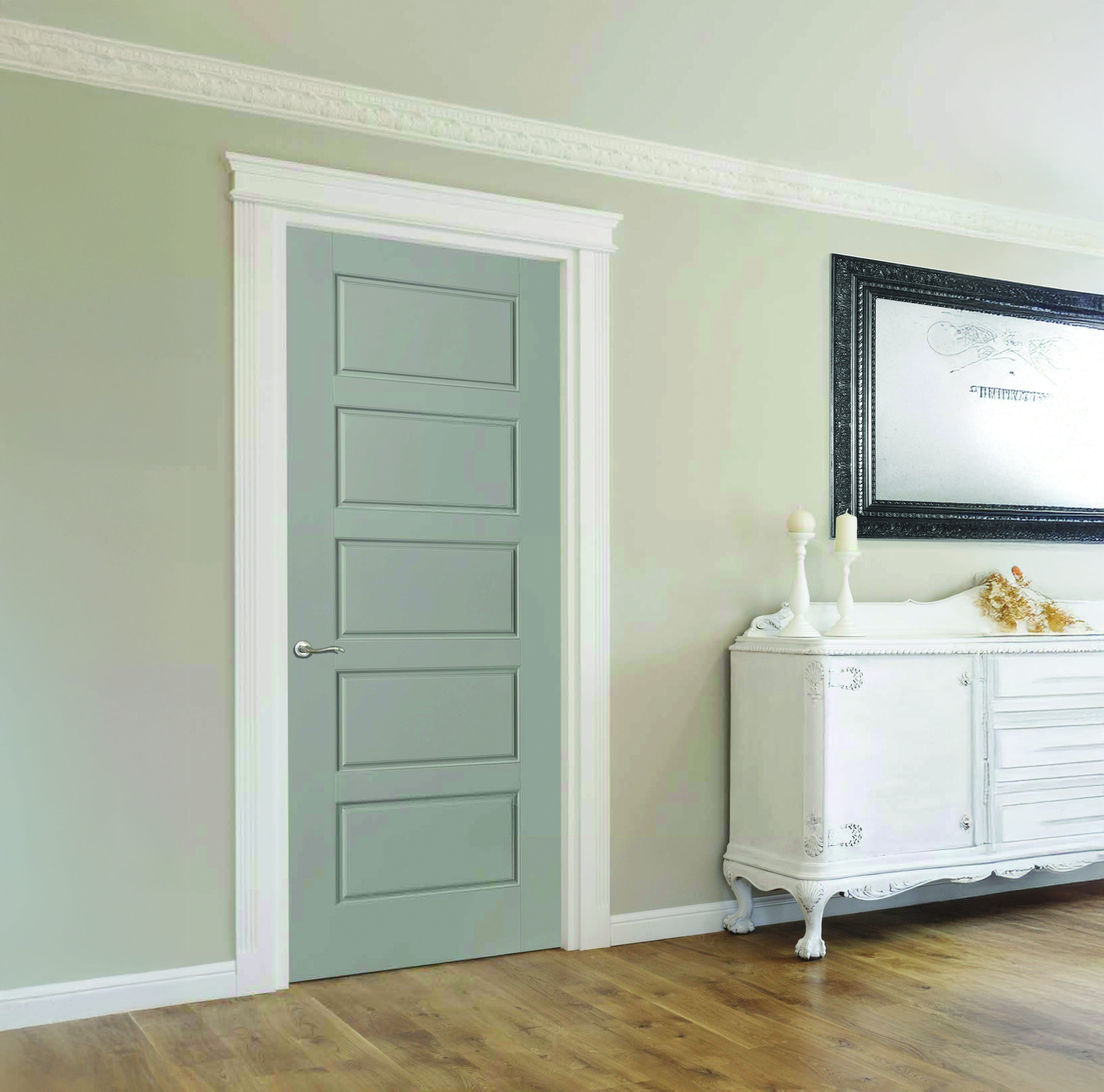 Pre-assembled left interior door - Riverside - 4-9/16 in. X 30 in. X 80 in.