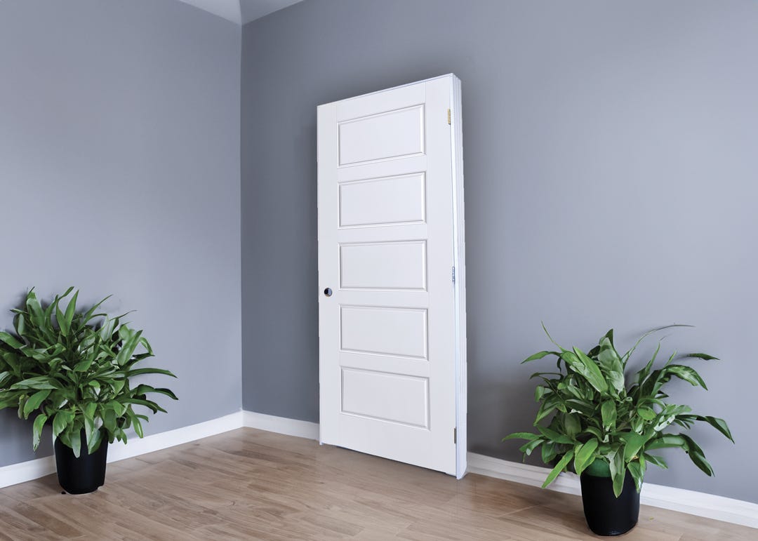 Pre-assembled Left Interior Door, Riverside, 4-9/16-in. X 32-in. X 80-in.