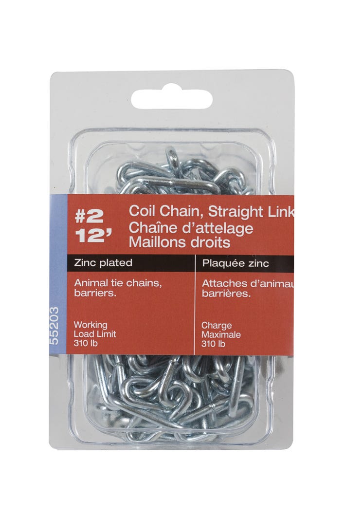 Pre-Cut Coil Chain Staight Link #2