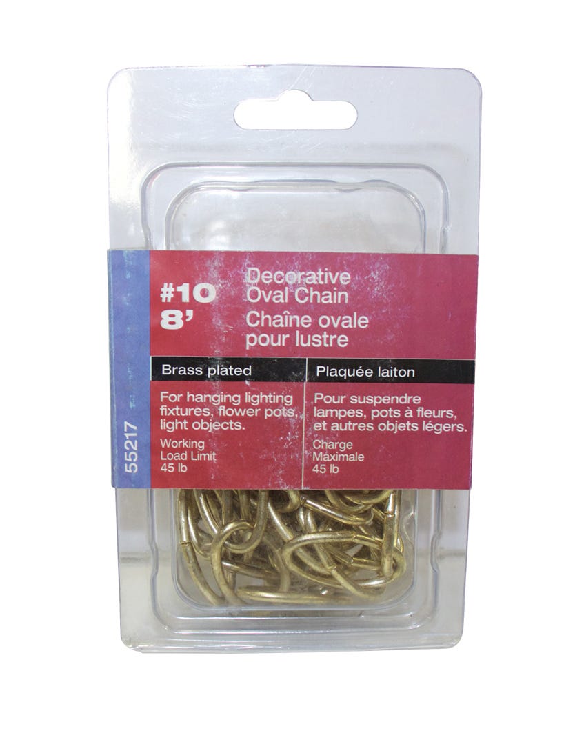 Pre-Cut Decorative Chain #10 Oval