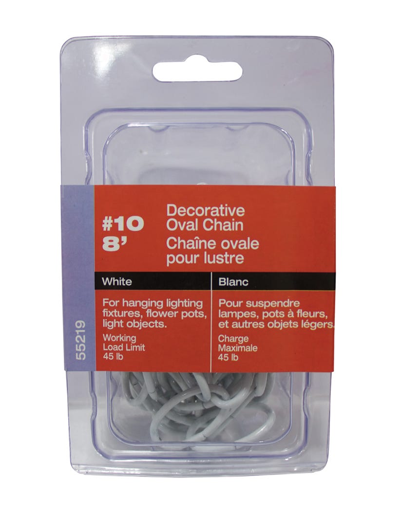 Pre-Cut Decorative Chain #10 Oval