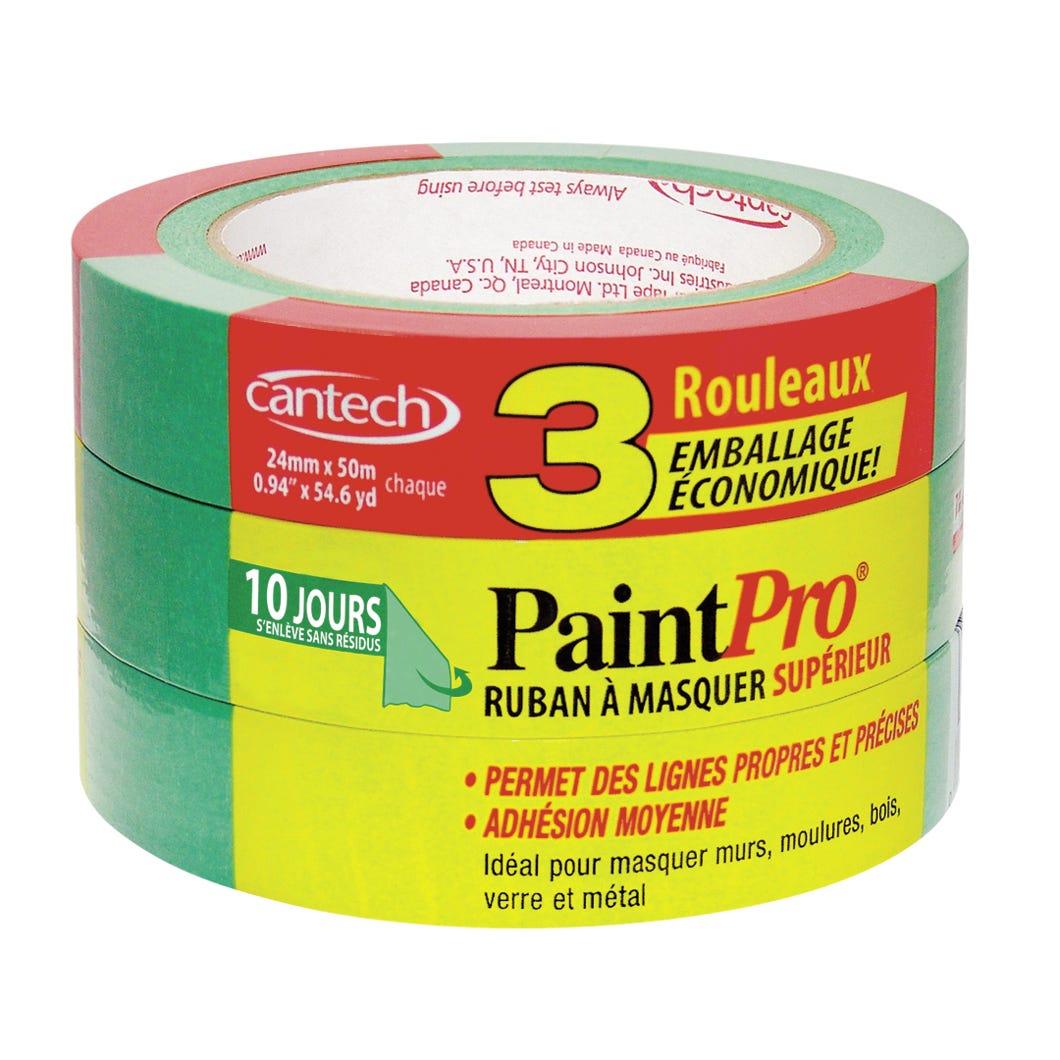 Premium Masking Tape 10 Days, 24 mm X 50 M