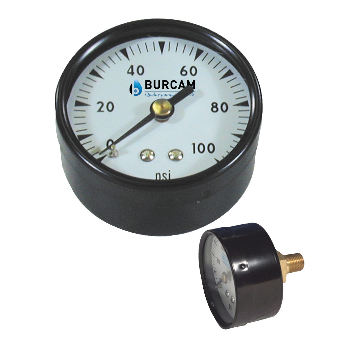 Pressure Gauge, 1/8-in., 0-100 Psi
