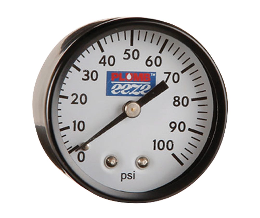 Pressure Gauge Center Mount 1/ 8-in.- 0-100 Psi