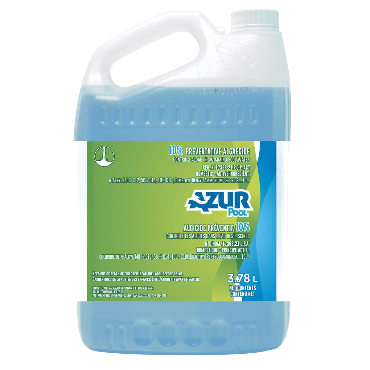 AZUR Preventive Algaecide, 10%
