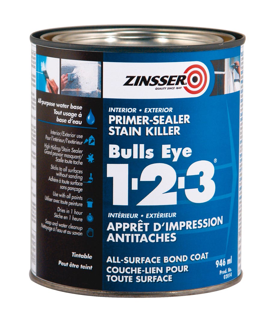 Primer/Sealer Stain killer, interior/Exterior, 946 ml
