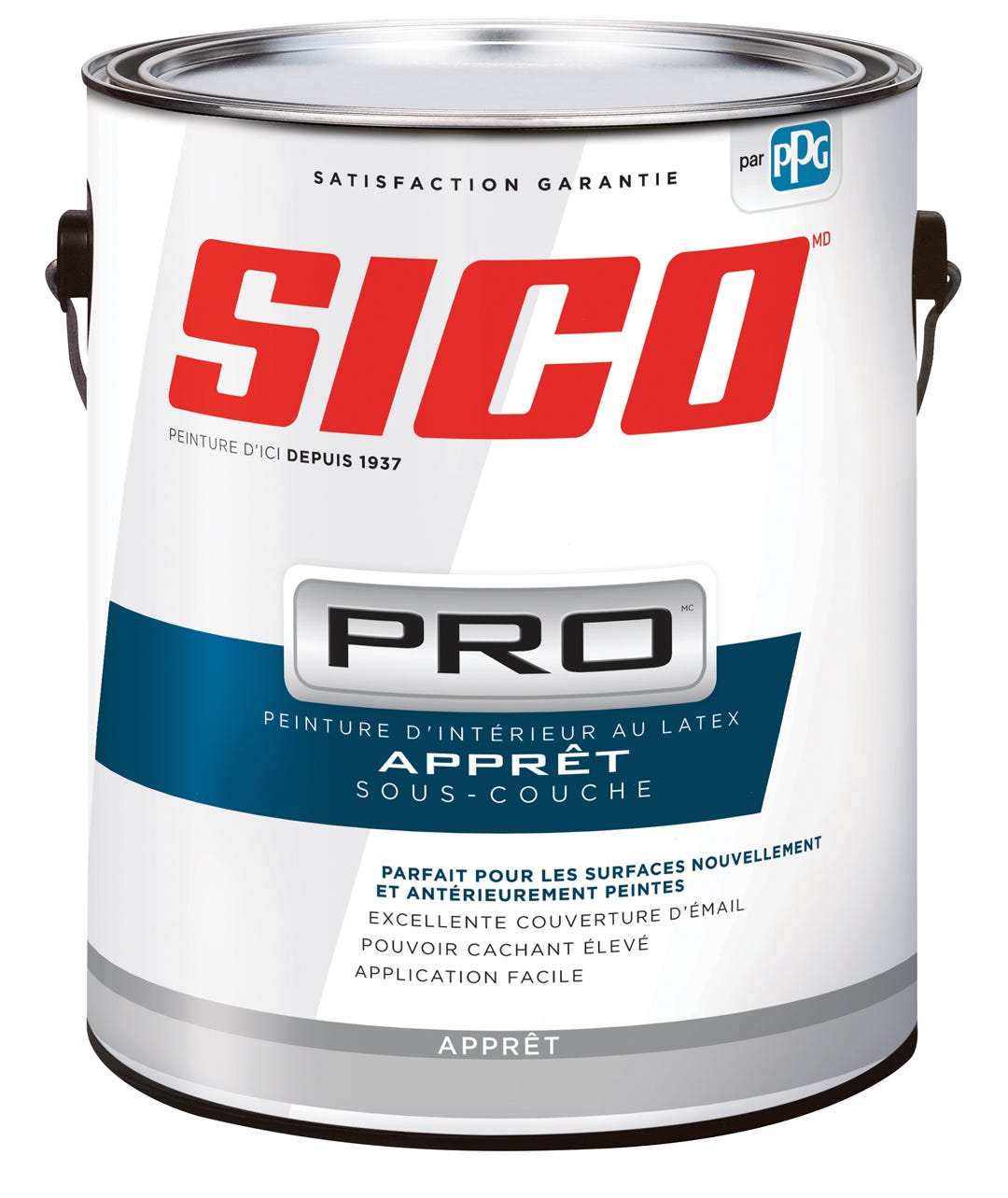 SICO PRO Primer & Undercoat for Gypsum or Painted Surface, White, 3.78 L