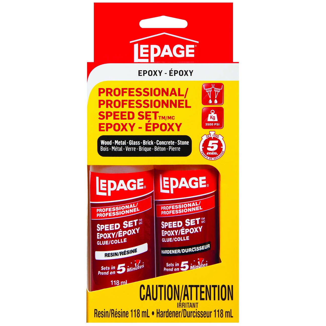 Professional Speed Set Epoxy, 2 X 118 ml