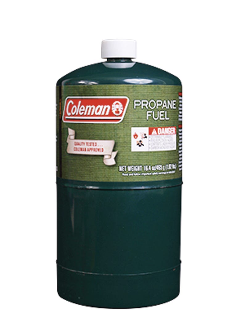 Camping Propane Gas Cylinder, 16.4 oz
