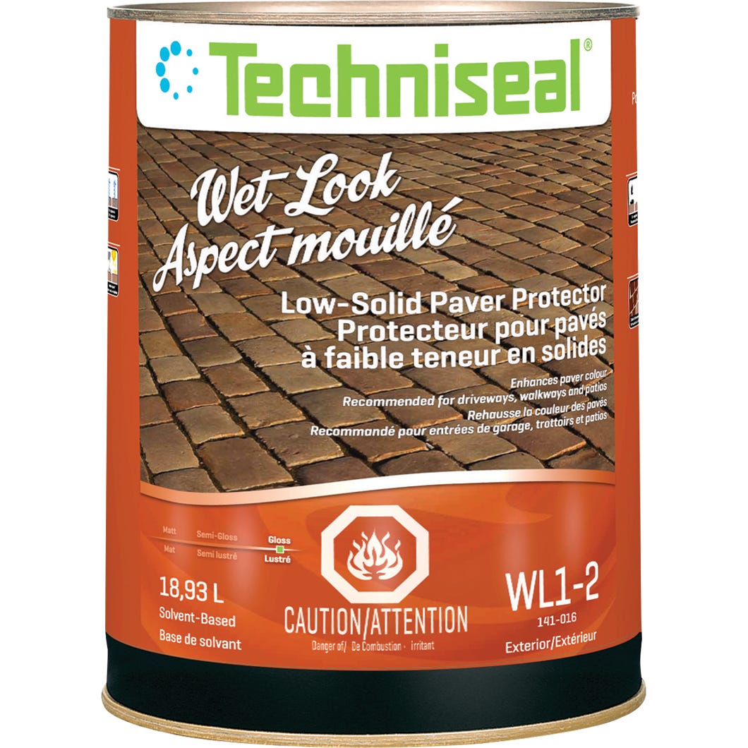 Protector, Exterior Paver, Wet Look, Gloss Finish, 18.93 L