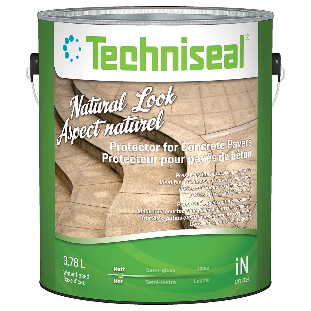 Protector for Concrete Pavers, Natural Look, Matt Finish, 3.78 L