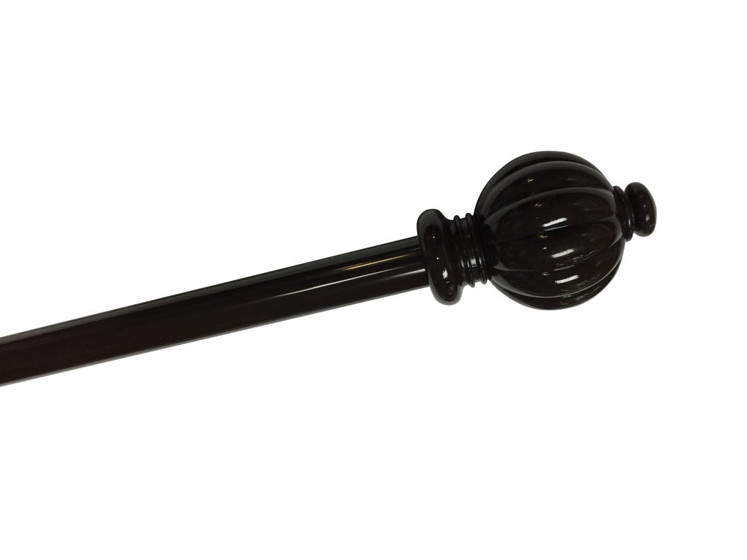 Curtain Rod, 5/8-in. X 84-in.-120-in., Chocolate