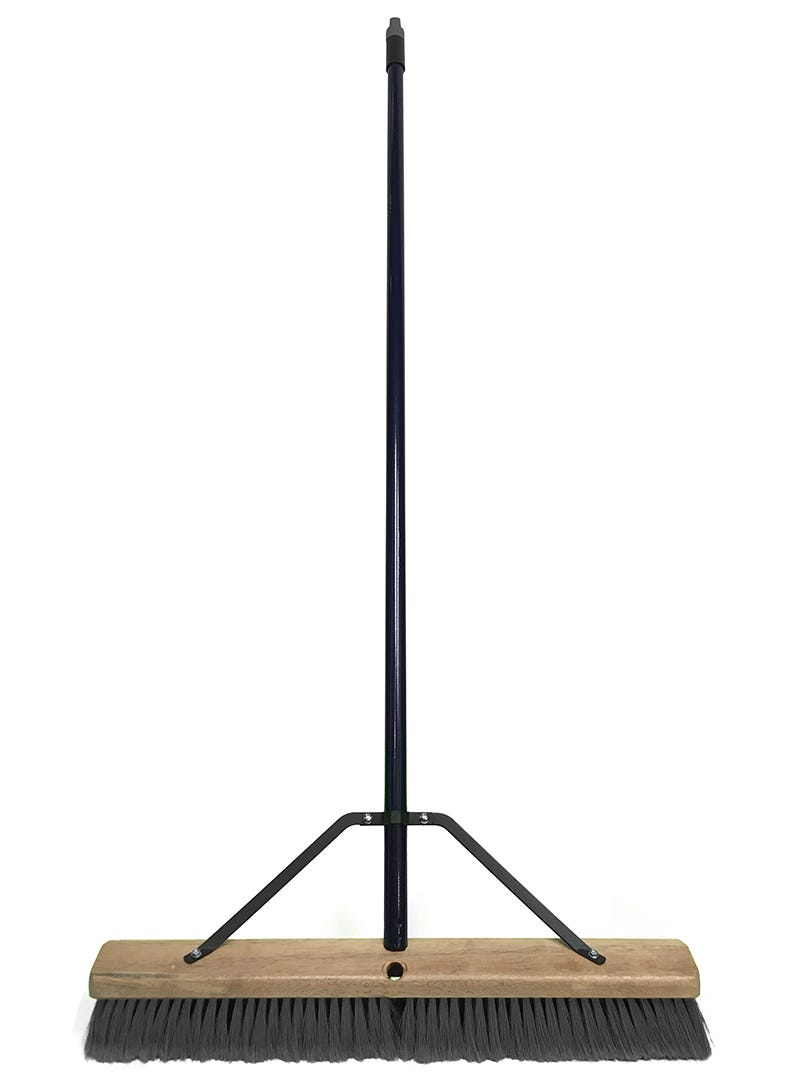 Push-Broom, Multi-Surface, Metal Handle & Braces