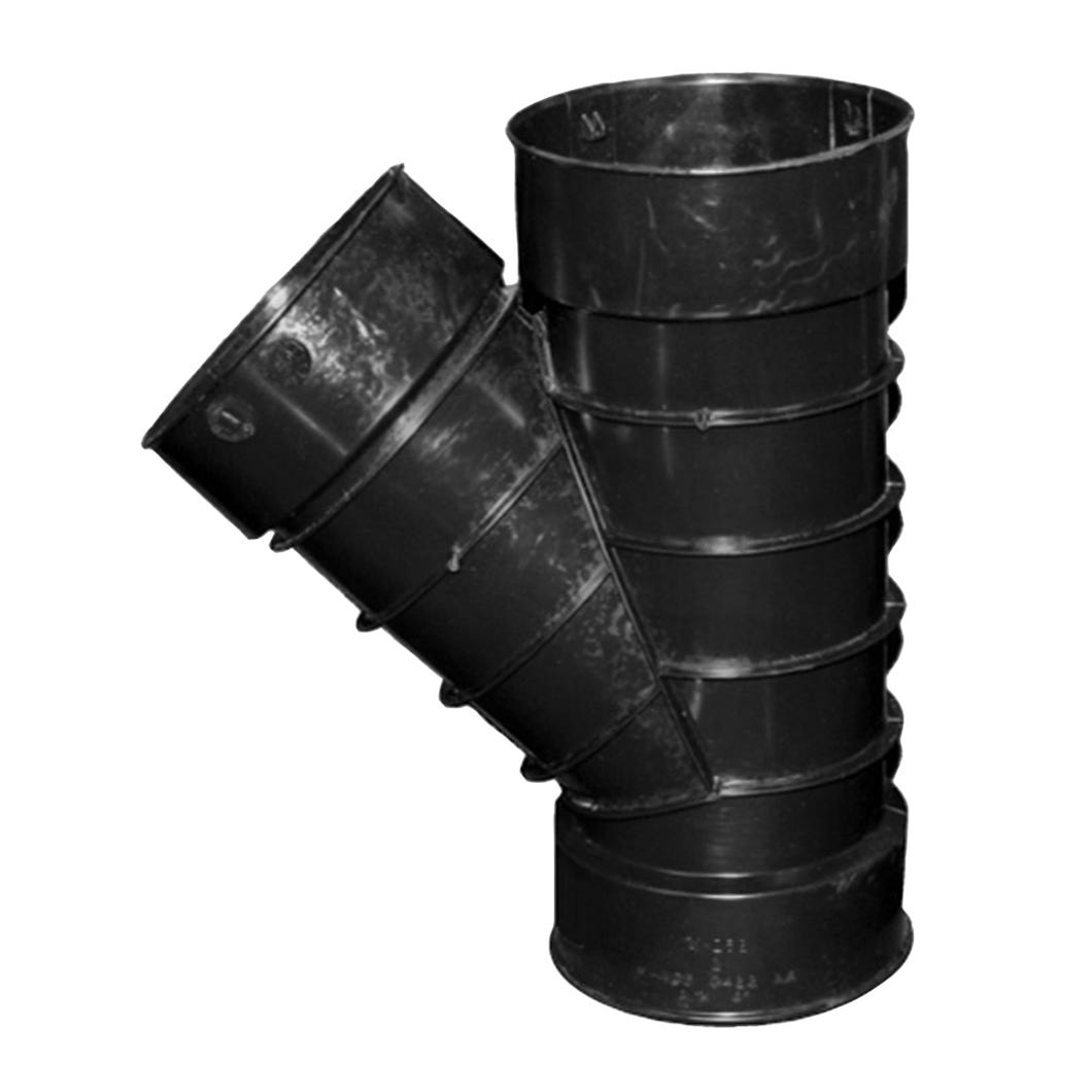 Push Fit Snap Wye Coupling, 4-in.