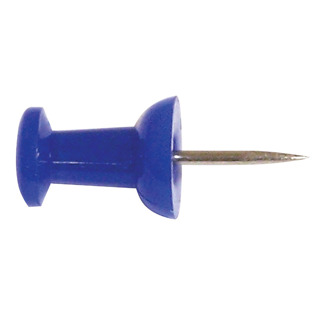 Push Pin Plastic, 25/Pack