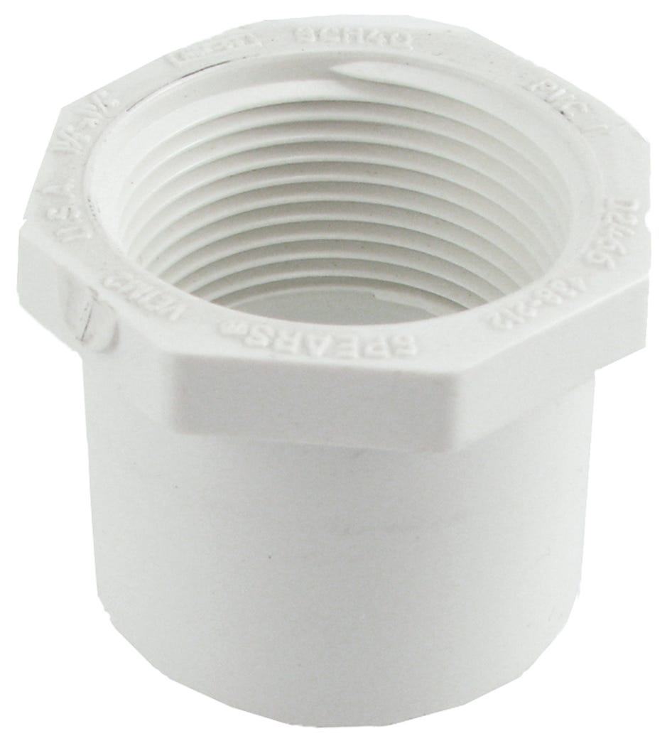 PVC Bushing, Spigot X Slip