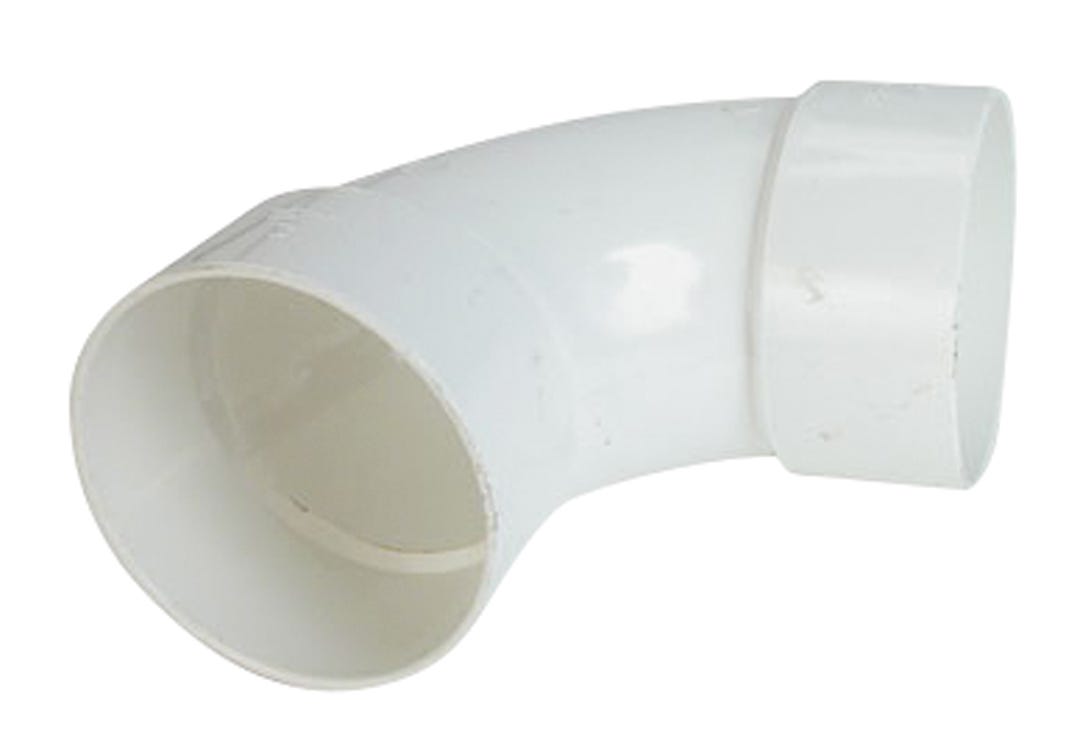 PVC Connector 90° Elbow Ff for Sewer, 3-in.