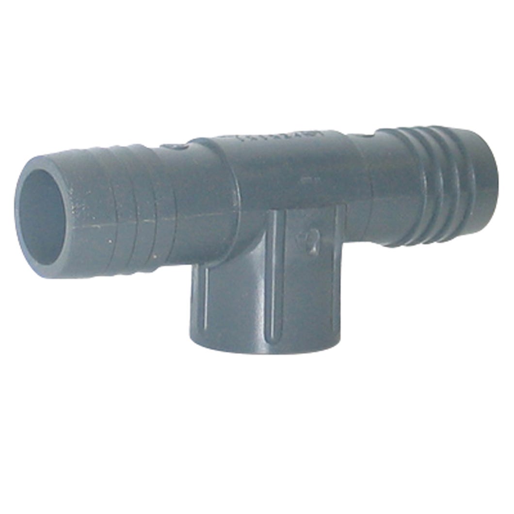 PVC Connector Female Combination Tee, 1/2-in. INS X 1/2-in. INS X 1/2-in. Fpt