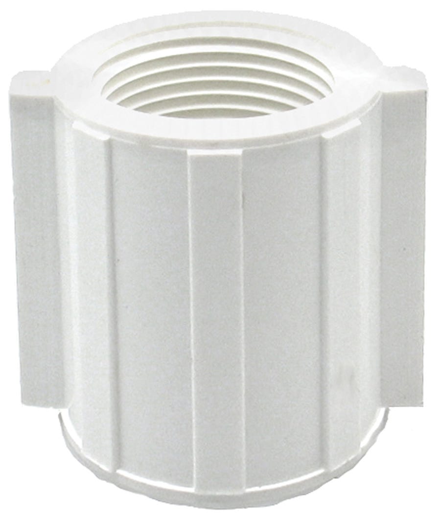 Pvc connector threaded coulping