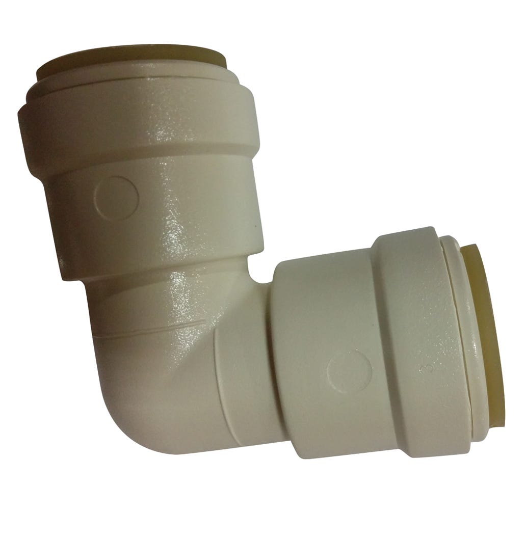 PVC Fitting Quick Connect Elbow, 1/2-in.