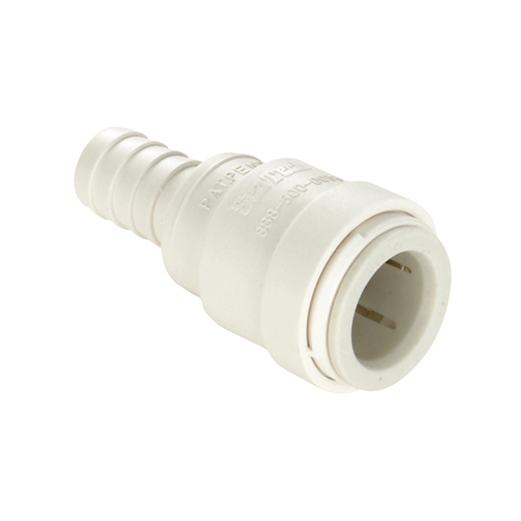 PVC Fitting Quick Connect Hose Barb, 1/2-in. X 1/2-in.
