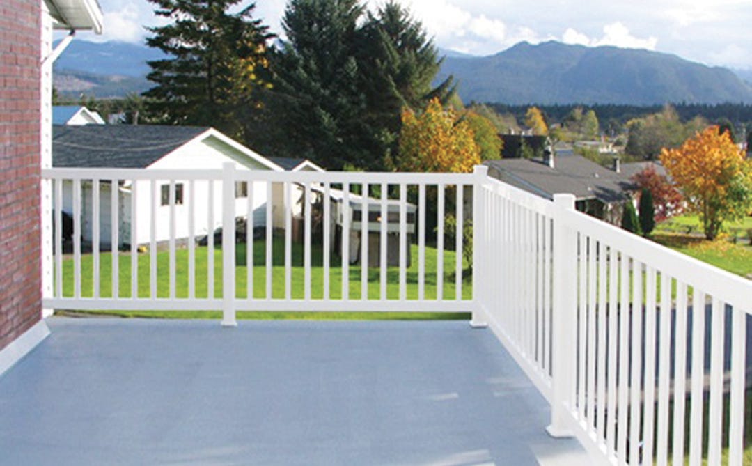 Pvc rail section