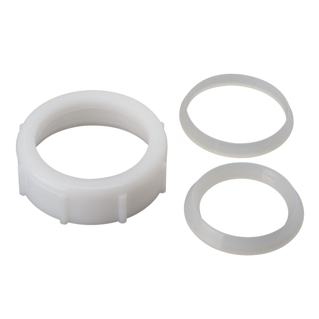 Pvc slip joint nut with washer