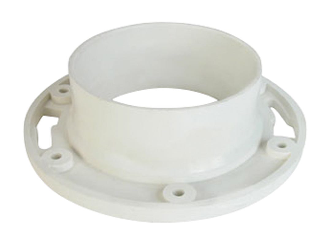 PVC Toilet Flange, 4-in.