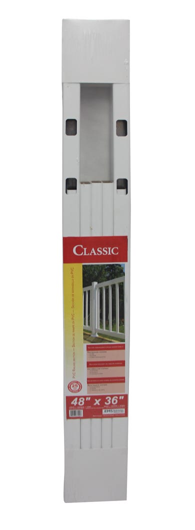 Railing section pvc 48 in x 36 in
