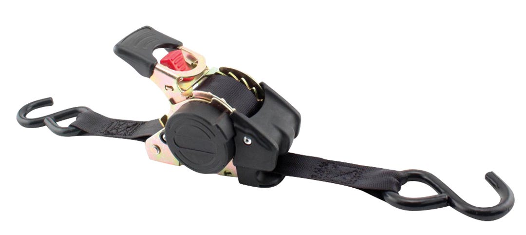Ratchet Strap Retractable, 1200 lbs