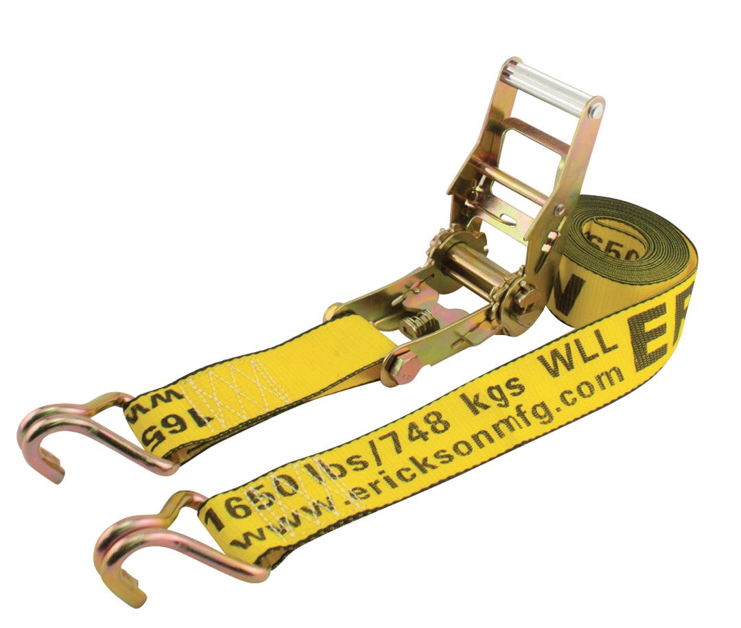 Ratcheting Tie-Down, 5000 lbs/1650 lbs, WLL/CU/CTM