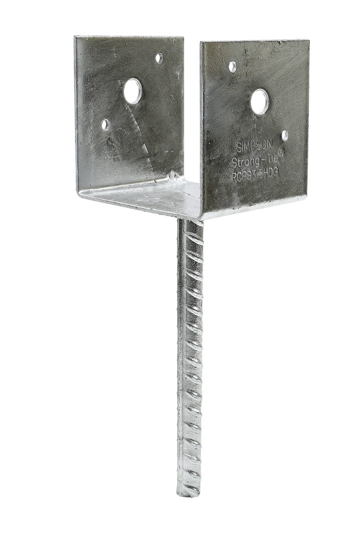 Rebar carport saddle hot dip