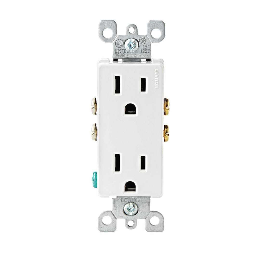 Receptacle decorative duplex