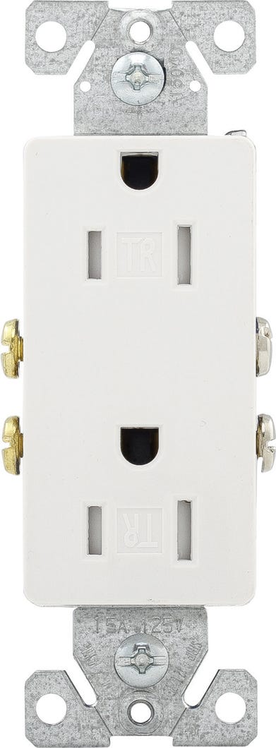 Receptacle decorative duplex - tamper resistant
